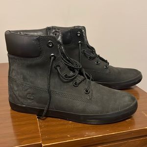 Black Sueded Timberland Boots